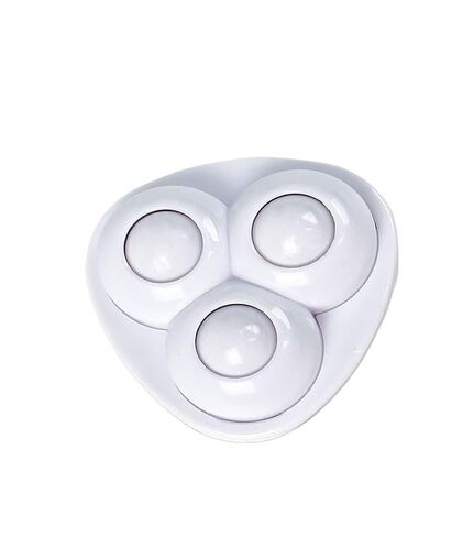 4-20Pcs Heavy Duty Furniture Casters Caster Wheels 360° Rotation Universal Wheel Sticky Pulley for Home Storage Box(3 Rings Black,4Pcs) in Kuwait