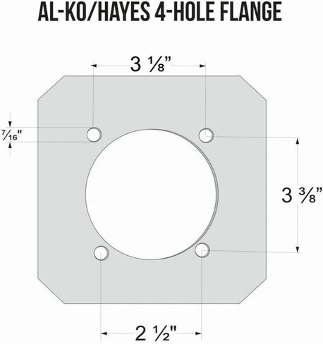Dexter Pair 12x2, 9 hole (4 hole AND 5 hole) Backing Plate Trailer Axle Brake in Kuwait