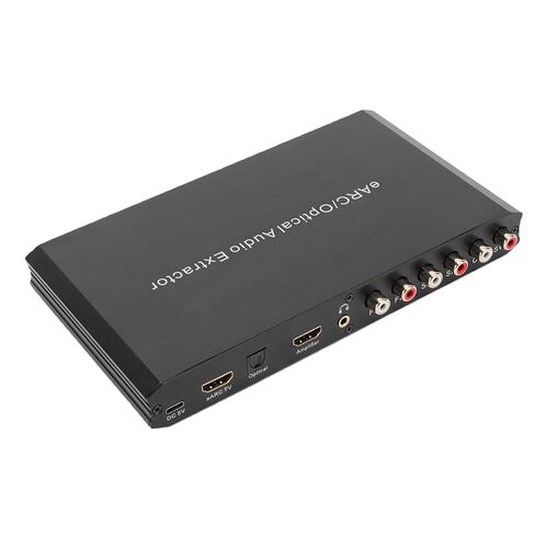 Diyeeni eARC Optical Sound Extractor, eARC Optical to HD 3.5mm Audio Adapter for TV Speaker Systems, with 24bit 192KHz Support for 7.1 5.1 2.0 Channels in Kuwait