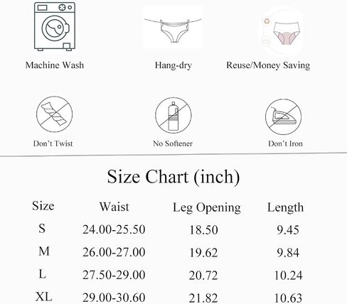 Women Incontinence Underwear, Leakproof Panties, Reusable Urinary Leakage Protective Briefs, Bladder Leak Fast Absorb (Small) in Saudi Arabia