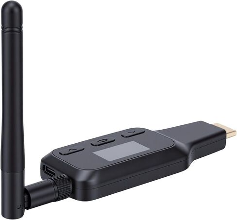 Gugxiom ARC إلى جهاز إرسال بلوتوث، محول صوت HDMI ARC مع نطاق 50 مترًا وزمن وصول منخفض aptX، للتلفزيون إلى سماعات الرأس المزدوجة، التحكم في مستوى الصوت CEC in Kuwait