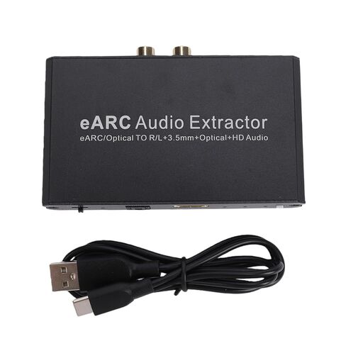Luocute EARC Optical Sound Extractor, Audio Converter Adapter with 24bit 192KHz Sound Sampling Rate, Optical HD 3.5mm Output, for TV Speaker System Soundbars Amplifier Headphones in Kuwait