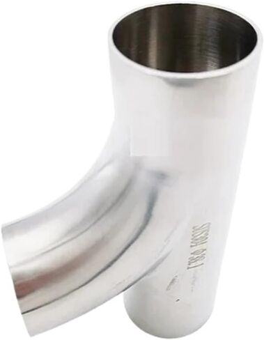 قطر الأنبوب 19mm-114mm من الفولاذ المقاوم للصدأ 304 تركيبات أنابيب العادم الصحية R متعرجة ملحومة (70 مم) in Kuwait