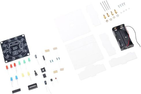 LED Illuminated Circuit Board for Electronic Roulette and Educational Solder Practice Party Game Random in Kuwait