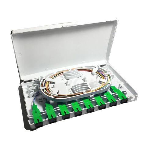 5 قطعة 8-Port الألياف البصرية صندوق طرفي لسطح المكتب لـ SC/LC/ST أسلاك التوصيل المصنوعة أو محولات FTTH (SC UPC ضفيرة) in Kuwait