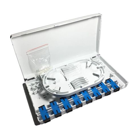 5 قطعة 8-Port الألياف البصرية صندوق طرفي لسطح المكتب لـ SC/LC/ST أسلاك التوصيل المصنوعة أو محولات FTTH (SC UPC ضفيرة) in Kuwait