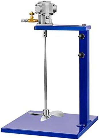 Pneumatic Agitator-Pneumatic Paint Mixer Tank Barrel Clip Bracket Air Agitator, with Adjustable Speed Stirring Clamp & Lifting Bracket,（A） in Kuwait
