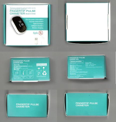 First-of-its-kind Design for Ocean Shell Texture magnetic charging Pulse Oximeter Rechargeable, Fingertip Pulse Oximeter Pulse Rate Monitor for Home Sports Travel Aviation Use in Kuwait