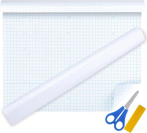WSICSE CLAY CONTAIN PAPER ROLL 17.5 في × 20 قدمًا قشرًا وعصا لاصقة غلاف الحامي البلاستيكي للكتب الكتب المدرسية in Kuwait