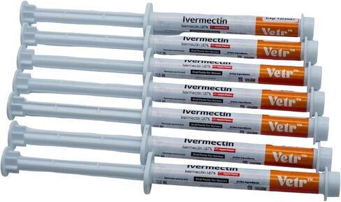 IVermectin للخيول والأغنام 1.87 ٪ تركيز ، 6 سم مكعب ، 7 حزمة in Kuwait