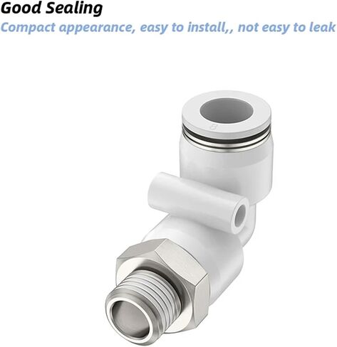 Pneumatic Air Connector Fitting PLF 4 6 8/10mm Thread 1/8 1/4 3/8 1/2 Hose Fittings 1Pcs(6-01) in Kuwait