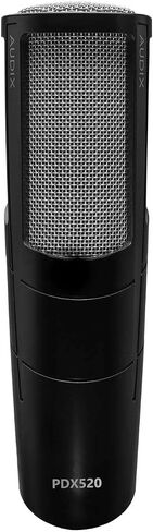 AUDIX PDX520 Dynamic Broadcast Microphone - Black- Professional Mic for Podcasting, Studio Recording, Vocals, Drums & Instruments - Premium Sound Quality in Kuwait