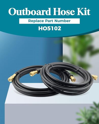 طقم خرطوم خارجي مناسب لجميع أنظمة SeaStar، باستثناء SeaStar PRO، BayStar، Capilano وأنظمة داخلية ثلاثية الخطوط، استبدل HO5102، 16FT in Kuwait