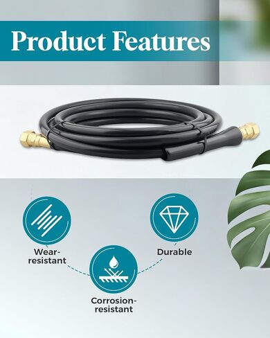 طقم خرطوم خارجي مناسب لجميع أنظمة SeaStar، باستثناء SeaStar PRO، BayStar، Capilano وأنظمة داخلية ثلاثية الخطوط، استبدل HO5102، 16FT in Kuwait