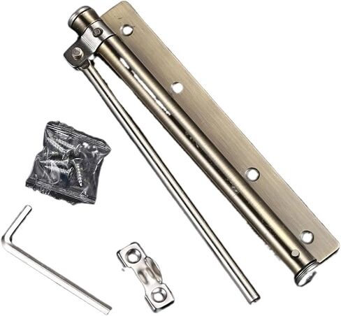 Door Closer, Aluminum Alloy Automatic Door Closer,Spring Closing Device,Suitable for Many Types of Adjustable Opener in Kuwait