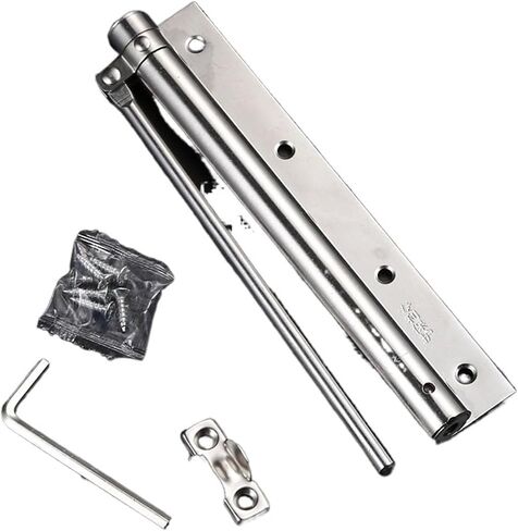 Door Closer, Aluminum Alloy Automatic Door Closer,Spring Closing Device,Suitable for Many Types of Adjustable Opener in Kuwait
