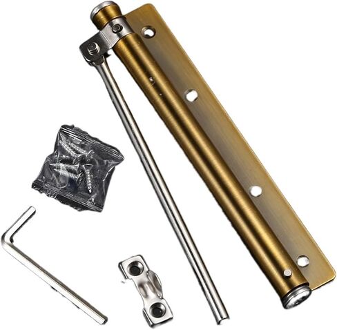 Door Closer, Aluminum Alloy Automatic Door Closer,Spring Closing Device,Suitable for Many Types of Adjustable Opener in Kuwait
