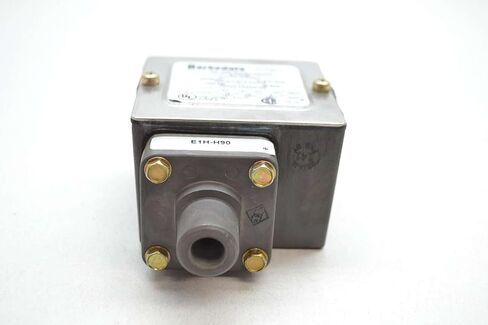 BARKSDALE E1H-H90 1/4" NPT Internal, 10A @ 125/250 VAC, 3A @ 480 VAC, 90 PSI MAX Adjustable, Anodized Aluminum, Buna-N, ECON-O-TROL, Pressure Switch in Kuwait