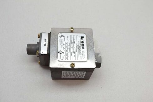 BARKSDALE E1H-H90 1/4" NPT Internal, 10A @ 125/250 VAC, 3A @ 480 VAC, 90 PSI MAX Adjustable, Anodized Aluminum, Buna-N, ECON-O-TROL, Pressure Switch in Kuwait