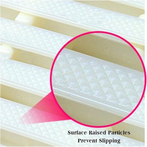 Sturdy Plastic Drainage Grate Covers for Driveways, Patios & Decks, 30x100cm, 8-Pack, Efficient Water Drainage in Kuwait