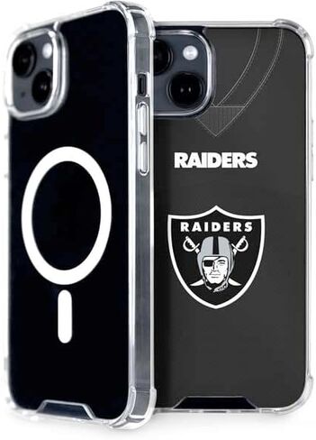 حافظة هاتف Skinit متوافقة مع MagSafe iPhone 13 - تصميم جيرسي لفريق NFL Las Vegas Raiders مرخص رسميًا in Kuwait