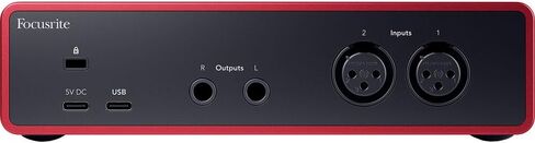 Focusrite Scarlett 2i2 4th Gen Audio Interface Bundle (AMS-SCARLETT-2I2-4G) with 2YR CPS Enhanced Protection Pack in Saudi Arabia