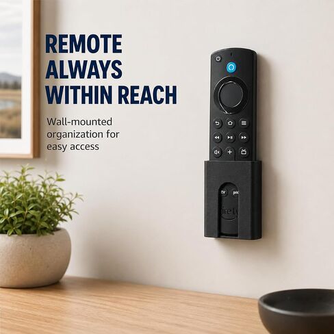 حامل حائط SplashNColor عن بعد لجهاز Fire TV Stick المتوافق مع أجهزة البث من Amazon - خيارات لاصقة وبراغي بدون حفر | تصميم مشبك حافة الطاولة أسفل المكتب | عالمي in Kuwait