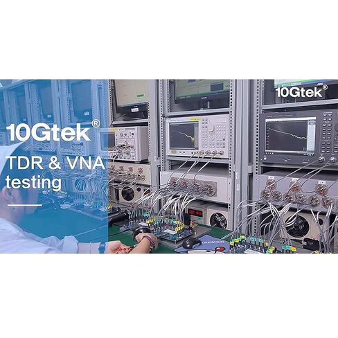 كابل 10Gtek 25G SFP+ DAC - كابل Twinax نحاسي متصل سلبي 25GBASE-CR لـ Cisco SFP-H25GB-CU1M، Ubiquiti UC-DAC-SFP28، Supermicro والمزيد، 1 متر (3.3 قدم)، حزمة من 4 in Kuwait
