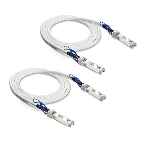 كابل 10Gtek 25G SFP+ DAC - كابل Twinax نحاسي متصل سلبي 25GBASE-CR لـ Cisco SFP-H25GB-CU1M، Ubiquiti UC-DAC-SFP28، Supermicro والمزيد، 1 متر (3.3 قدم)، حزمة من 4 in Kuwait
