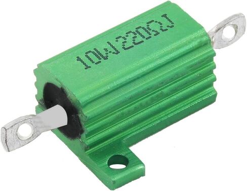 uxcell Green 10 Watt 220 Ohm 5% Aluminum Shell Wire Wound Resistor in Kuwait