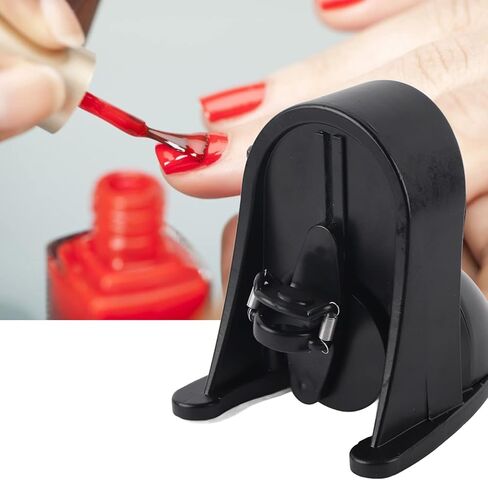 Electric Nail Polish Shaker, Fast Mixer Paint Shaker Machine with Touch Button Adjustable Spring Base for UV Gel Polish, Painter Smooth Consistency, US Plug in Kuwait
