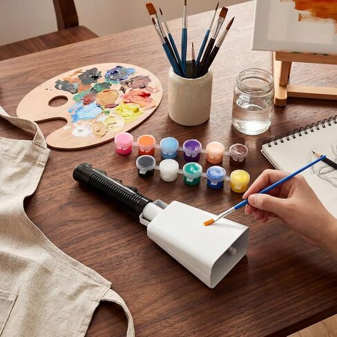 6 Set Cheering Cowbells for Sporting Events 9 Inch DIY Paintable Cow Bells with Paint Sticks and Brushes Noise Makers Solid White Steel Hand Bell for Sports Games School Percussion Musical Instruments in Kuwait