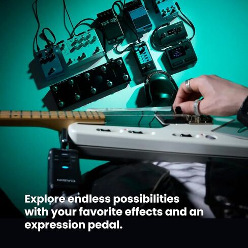 حزمة حزام تعبير الجيتار من Casio DN-SE10 Dimension Shifter مع مصدر طاقة Gearlux وقطعة قماش تلميع Austin Bazaar in Kuwait