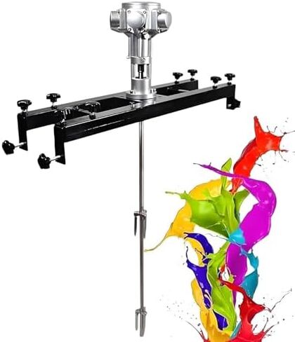 Pneumatic Agitator-Pneumatic Agitator Stirring Industrial Shaker Clamp Barrel Mixer Air Agitator Paint Mix Tool，Electric Tank Mixer with Folding Propeller,（Size_Name,Small5cylinders） in Kuwait