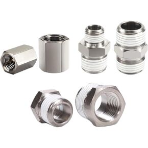 1PCS Pneumatic Outer/Inner Wire Quick Connector BB/BD/BU-01-02-03-04 Thread Variable Diameter Straight(BU0101) in Kuwait