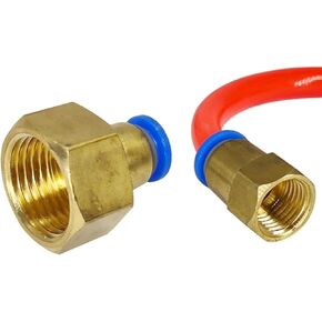 1PCS Air Pipe Fitting PCF 4 6 8 10 12mm Hose Tube 1/8" 1/4" 3/8" 1/2" Female Thread Brass Pneumatic Connector Quick Joint Fitting(PCF12-01) in Kuwait