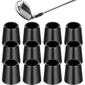 Vin Beauty 12 Pack Golf Iron Ferrules .355 Golf Ferrules for Taper Tip Iron Black Golfs Club Ferrule for Irons Shaft in Saudi Arabia