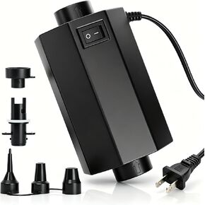 مضخة هواء كهربائية للنفخ، منفاخ نفخ سريع الملء، مضخة مدمجة AC110-120V للمراتب الهوائية والسرير وحمام السباحة يطفو على الماء in Kuwait
