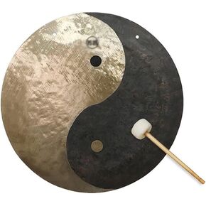 gong Percussion Instruments Authentic gong Zen Table Kung Fu Tai Chi Symbols Feng Shui Meditation Table Bell Home Accessories Housewarming Celebration Blessing Gift(Color:1,Size:60cm.) in Saudi Arabia