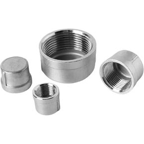 1/8 "1/4" 3/8 "1/2" - 4 "أنثى نهاية غطاء 201/304/316 الفولاذ المقاوم للصدأ موصل وصلة أنابيب غاز الماء 225(SS201,NPT_1/8") in Kuwait