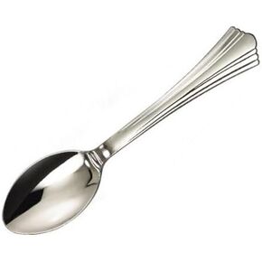 For WNA Reflections Cutlery Spoon Silver, 6.25 Length, #6 Polystyrene | 600/Case in Saudi Arabia