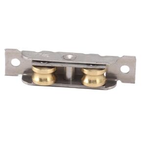 4Pcs Sliding Patio Door Roller Assembly Stainless Steel Copper Ball Bearing Wheel Roller Assembly for Glass Door Window(Concave Wheel) in Kuwait