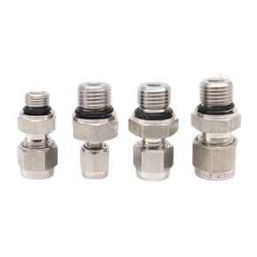 1 قطعة G 1/8 "1/4" 3/8 "1/2" 3/4 "1" BSPP ذكر إلى 3 6 8 10 12 مم و 1/8-1 "بوصة أنبوب ضغط الاتحاد SUS316L تركيب الأنابيب غير القابل للصدأ (3l8 بوصة-G1l4 BSPP) in Kuwait