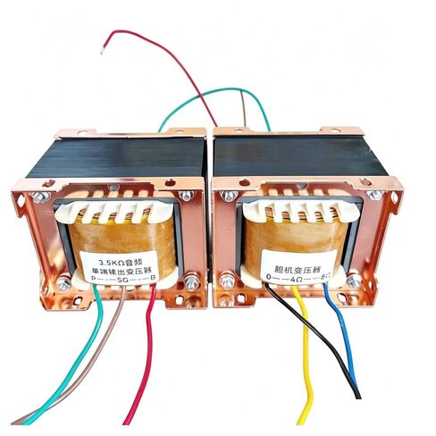 Amplifier Output Transformer EI34 KT88 FU7 FU50 6P3P Tube Power Amplifier, 25W 3.5K 2.5K or 5K Single-Ended Output Transformer(2pcs Transformer_5K of 0-4-8 ohm) in Kuwait
