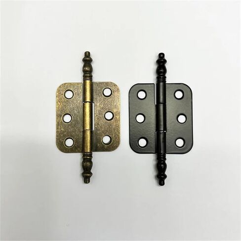 Antique Bronze/Black Hinge with Screws Furniture Folding Hinges 1Pcs(Black) in Kuwait