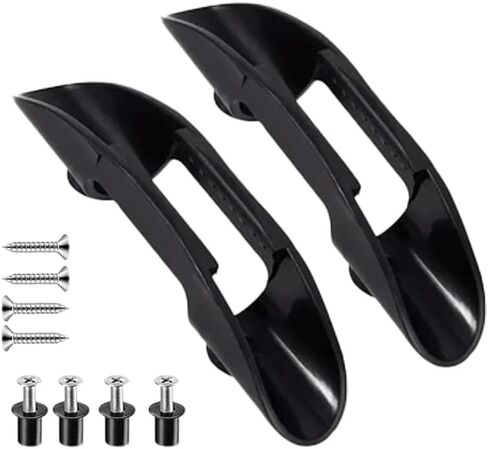 SUP Paddle Holder Clips with Screws, Fishing Net Clip & Kayak Paddle Clip Deck Mounted Universal - 2 Pack in Kuwait