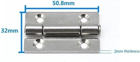 Hardware 304 Stainless Steel Chassis Electrical Cabinet Door Freezer Hinge CL152 1Pcs in Kuwait