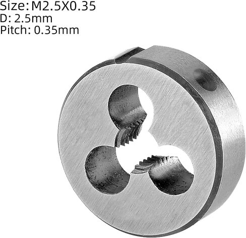 Burkit M2.5 X 0.35 مجموعة الصنبور والقالب، M2.5 x 0.35 ماكينة الصنبور والقالب الدائري باليد اليمنى in Kuwait