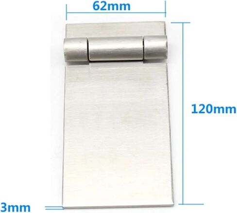 HT076 Extended Non Perforated Hinge Hinges Can Be Self Processed and Welded 120 * 62 * 3mm 1Pcs in Saudi Arabia