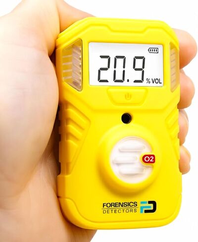 Oxygen Detector | OSHA Alarms | 2-Year Battery Life | 10ft Drop Test Pass | IP67 Waterproof | USA NIST Calibrated in Kuwait
